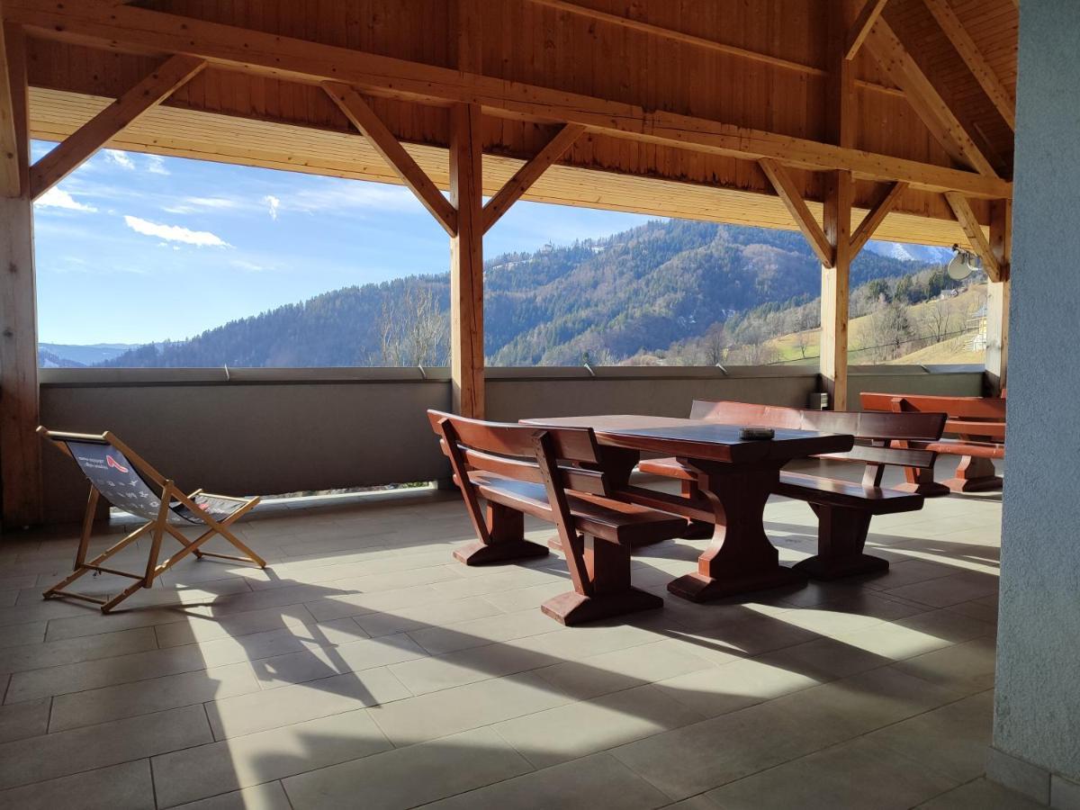 Gostilna Pension Blegos โพลจาเนแนดสโคฟโจโลโค ภายนอก รูปภาพ